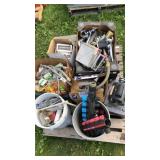 Pallet of plumbing supplies