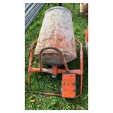 Cement mixer with stand & accessories