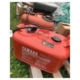 2 metal marine gas cans 6.3 gallons