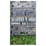 Allied sockets 1/4-3/8 partial set/case