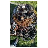 HUGE lot of electrical wiring, cords, plugs