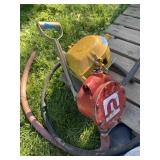 Fill Rite hand pump & whale gusher pump