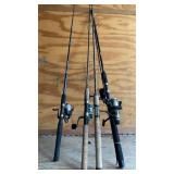 Fishing poles, south bend, Mitchell, synergy,
