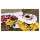 4 inflatable inner tubes