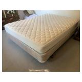Queen Mattress, box springs and frame