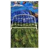 Queen size white head board