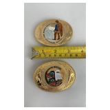 Fur Rendezvous belt buckles