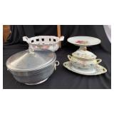 Charming serving dishes (5) pieces