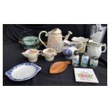 Charming garden print dishes, fine China