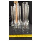 Vintage Hurricane lantern glass 12" tall