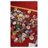 Alaska pins, buttons, Iditarod, railroad and more