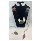 Art Deco style jewelry lot