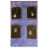 4-14 Karat Gold overlay necklaces