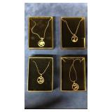 4-14 Karat Gold overlay necklaces