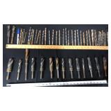 Drill bits of various sizes