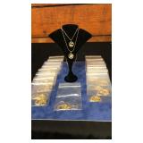 Lot of 17-14 Karat Gold overlay Alaska necklaces