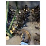 (9) Assorted Right Brake Spindles