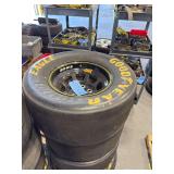 (4) Used Gen 6 wheels & tires