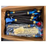 Box of Hose Sections w/ Fittings