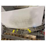 (3) Sections of Oil Lines w/ Brackets