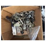 Box of Assorted Trailer Tie Down Accessories