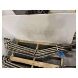 (3) Sections of Oil Lines w/ Brackets