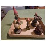 Four Tom Clark Gnomes