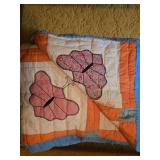 Three Homeade Quilts & 1 Crochet Throw