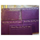 (5) United States Mint Proof Sets