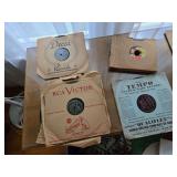Several Vintage Records and 8 Track Tapes