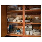 Contents of Kitchen Cabinets and Coiunters