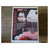 Waring 12 Speed Mixer & Pyrex 9X13 Insulated Food Carrier