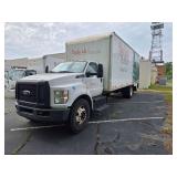 2016 Ford F-650 Box Truck VIN 1FDNF6AY7GDA02242