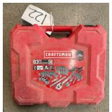 Craftsman 83-piece Sae/metric Socket Set in Red Hard Case
