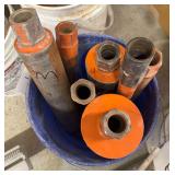 Bucket of Wet Cutting Core Bits, Various Sizes