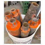 Bucket of Wet Cutting Core Bits, Various Sizes