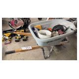 Brentwood Wheelbarrow With Ropes, Cords, & Hardware