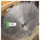 36-Inch Wet Cutting Concrete Saw Blade