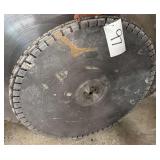 Four 31-Inch Wet Cutting Concrete Saw Blade