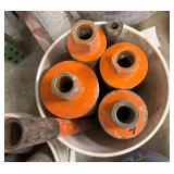 Bucket of Wet Cutting Core Bits, Various Sizes