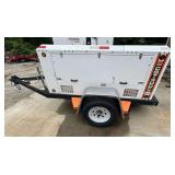Diamond Products CB74DDC Diesel Hydraulic Power Pack on Trailer