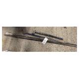 Grouping of Pry Bars and Sledge Hammer