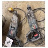 Two BOSCH Bulldog Xtreme Rotary Hammers