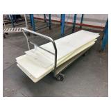 Nine Cutting Boards and Stainless Cart