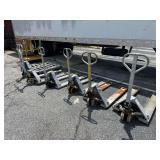 Six Pallet Jacks (some inoperable)
