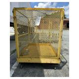 Man Lift Forklift Cage
