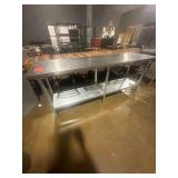 Stainless steel prep table 7