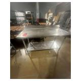 Stainless steel prep table 5