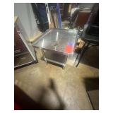 Stainless steel prep table 2