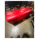 Red Leather Bench
